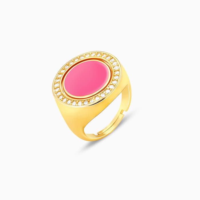 Golden GIVA Signature Flip Ring - Image 6