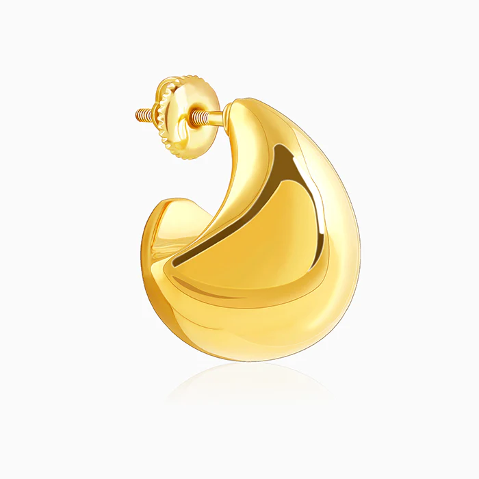 Golden Glam Girl Earrings - Image 4