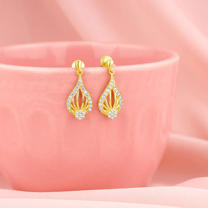 Golden Glint Earrings - Image 2