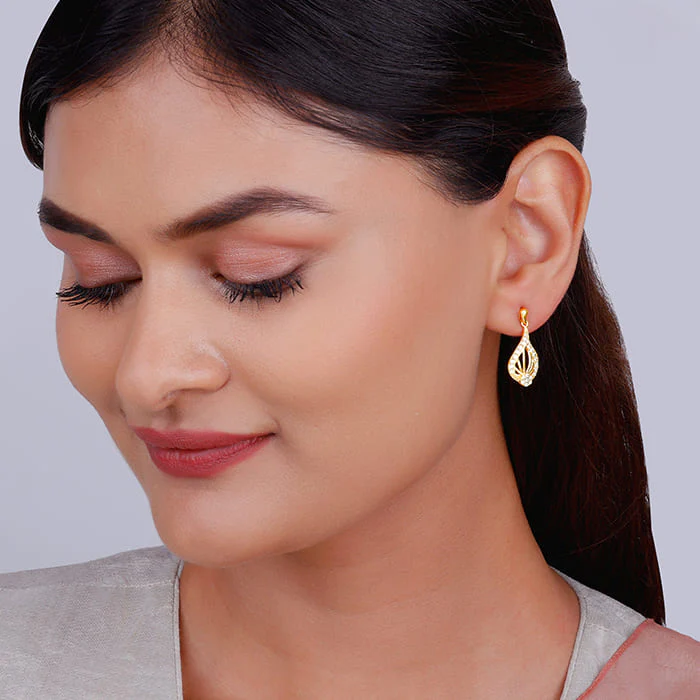 Golden Glint Earrings - Image 3