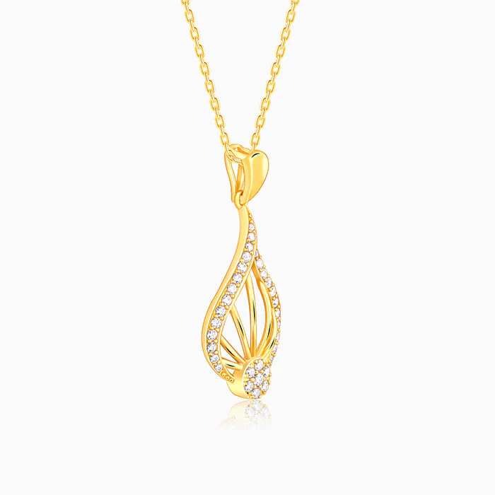 Golden Glint Pendant With Link Chain - Image 7
