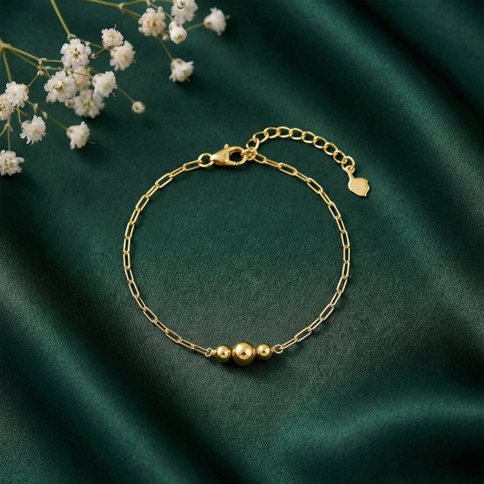 Golden Glowing Beads Bracelet - Image 2