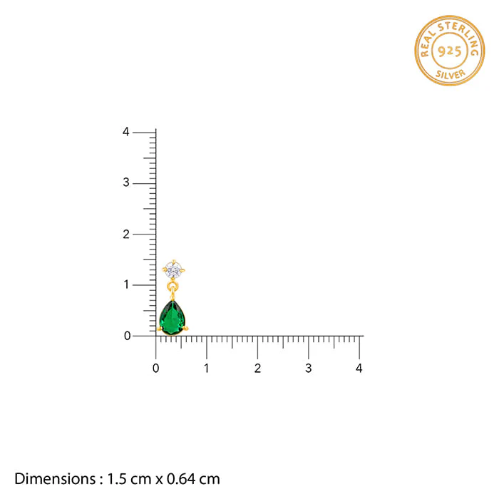 Golden Green Enigma Earrings - Image 5