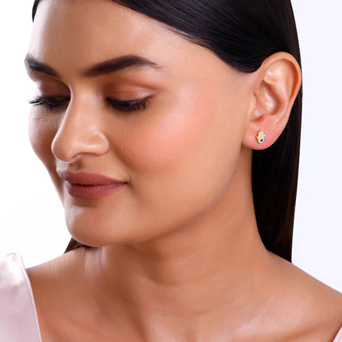 Golden Hamsa Ear Piercings - Image 3