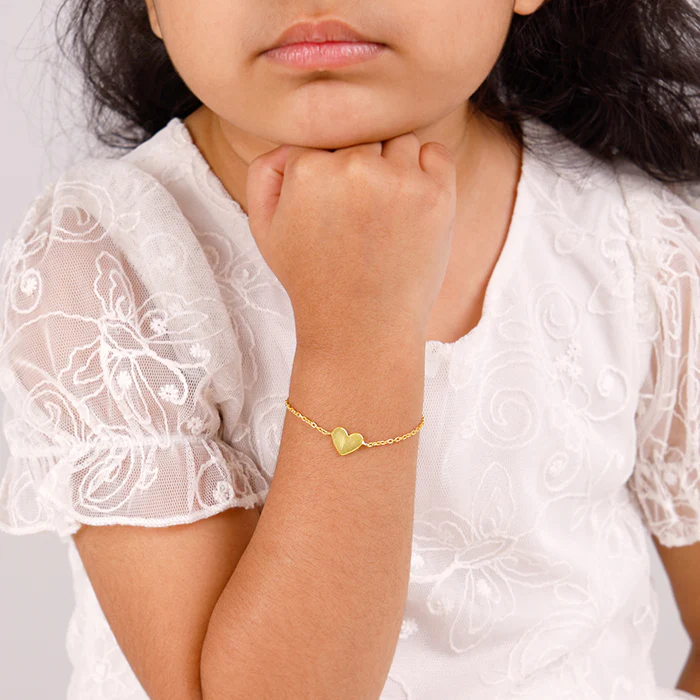 Golden Heartbeat Kids Bracelet (2 - 8 Years) - Image 3