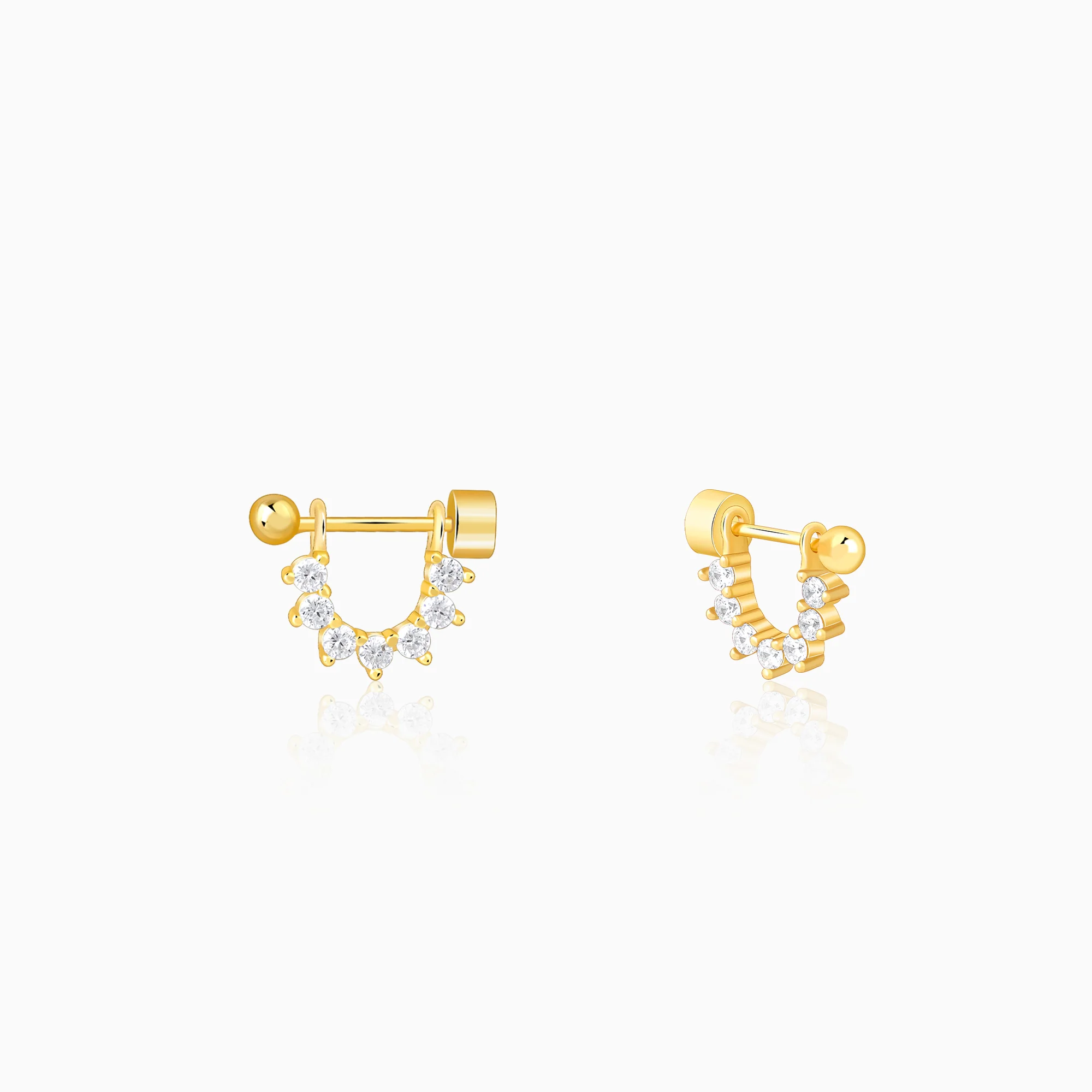 Golden Inka Ear Piercings
