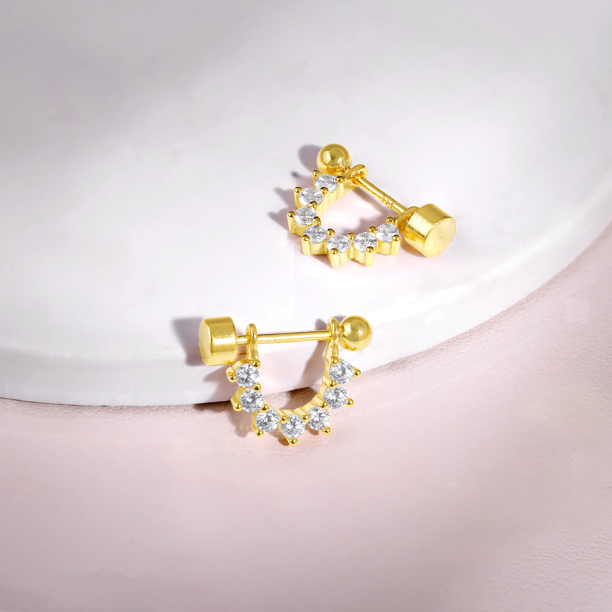 Golden Inka Ear Piercings - Image 2