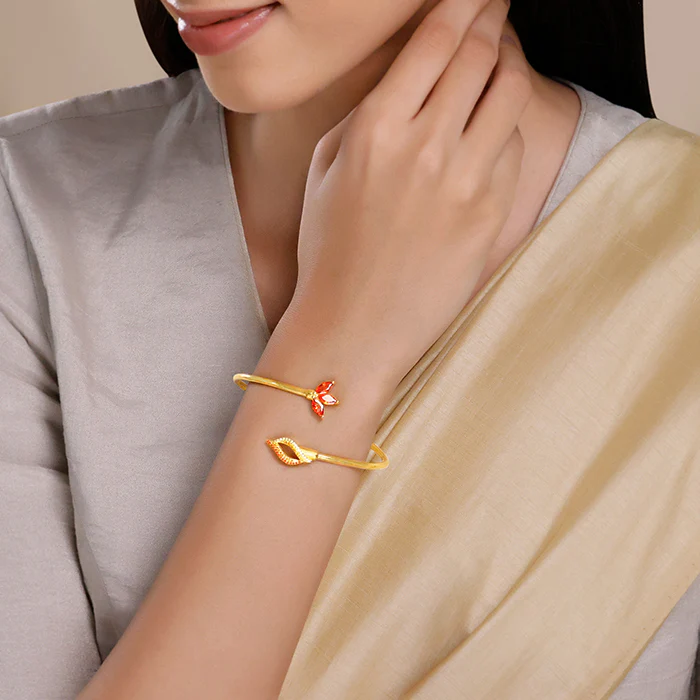 Golden Isis Cuff Bracelet - Image 3