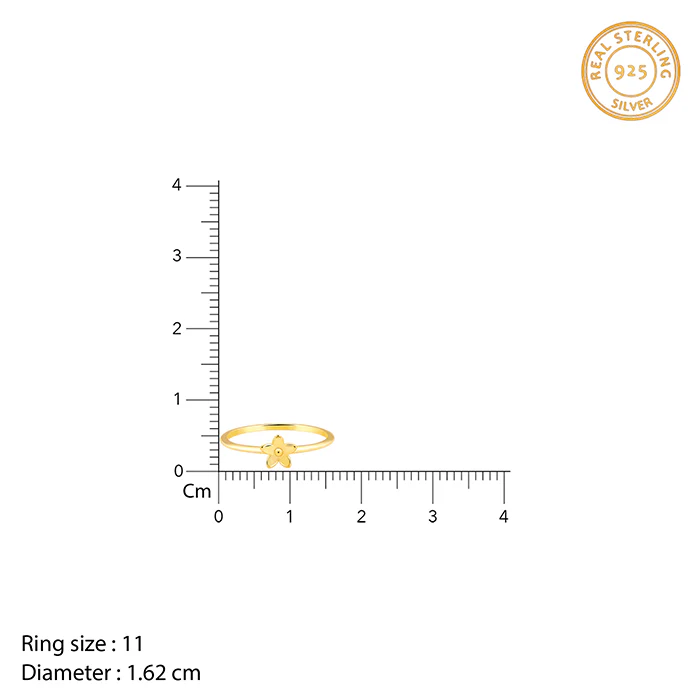 Golden Dendrobium Ring - Image 5