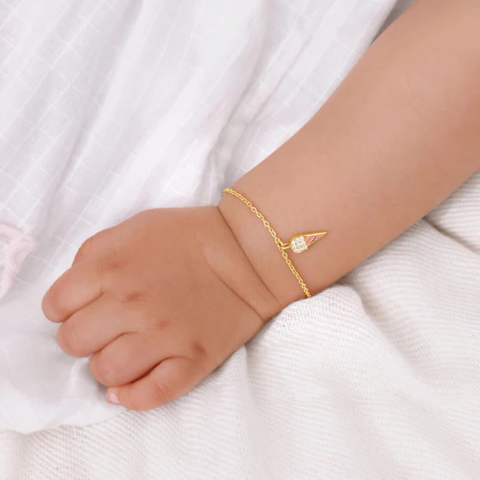 Golden Lil’ Scoop Kids Bracelet (0 - 2 Years) - Image 3