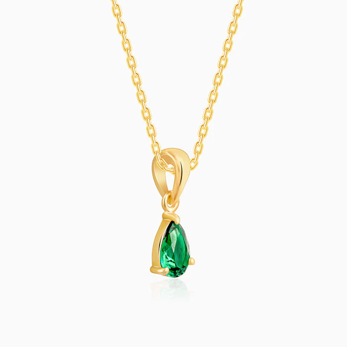 Golden Peridot Dream Pendant With Link Chain - Image 4