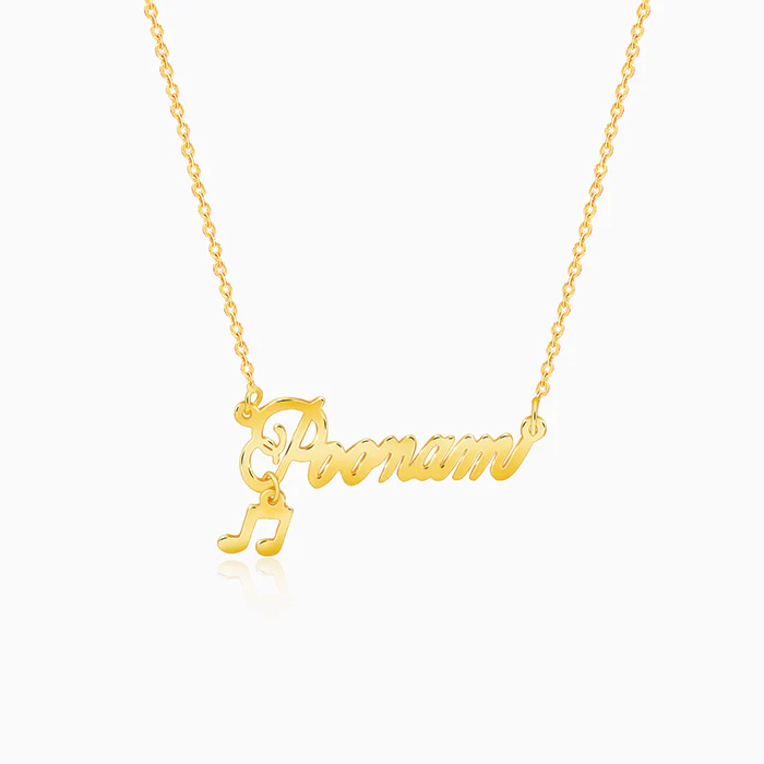 Golden Personalised Eternal Necklace - Image 9