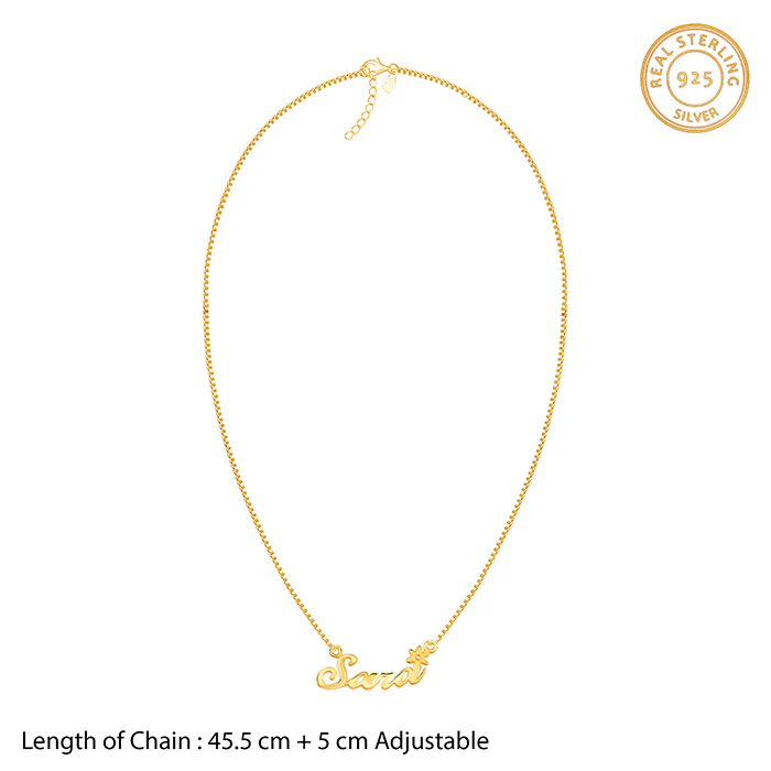 Golden Personalised Self Love Pendant - Image 7