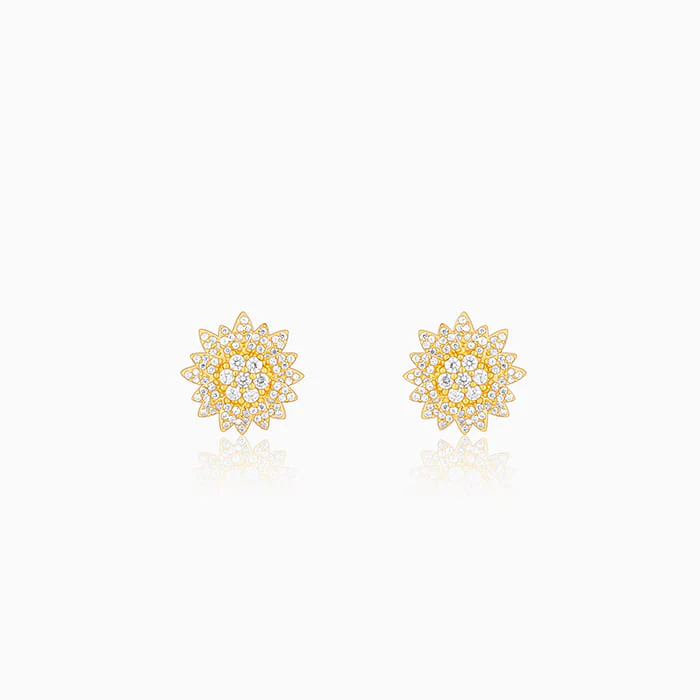 Golden Petals Studs