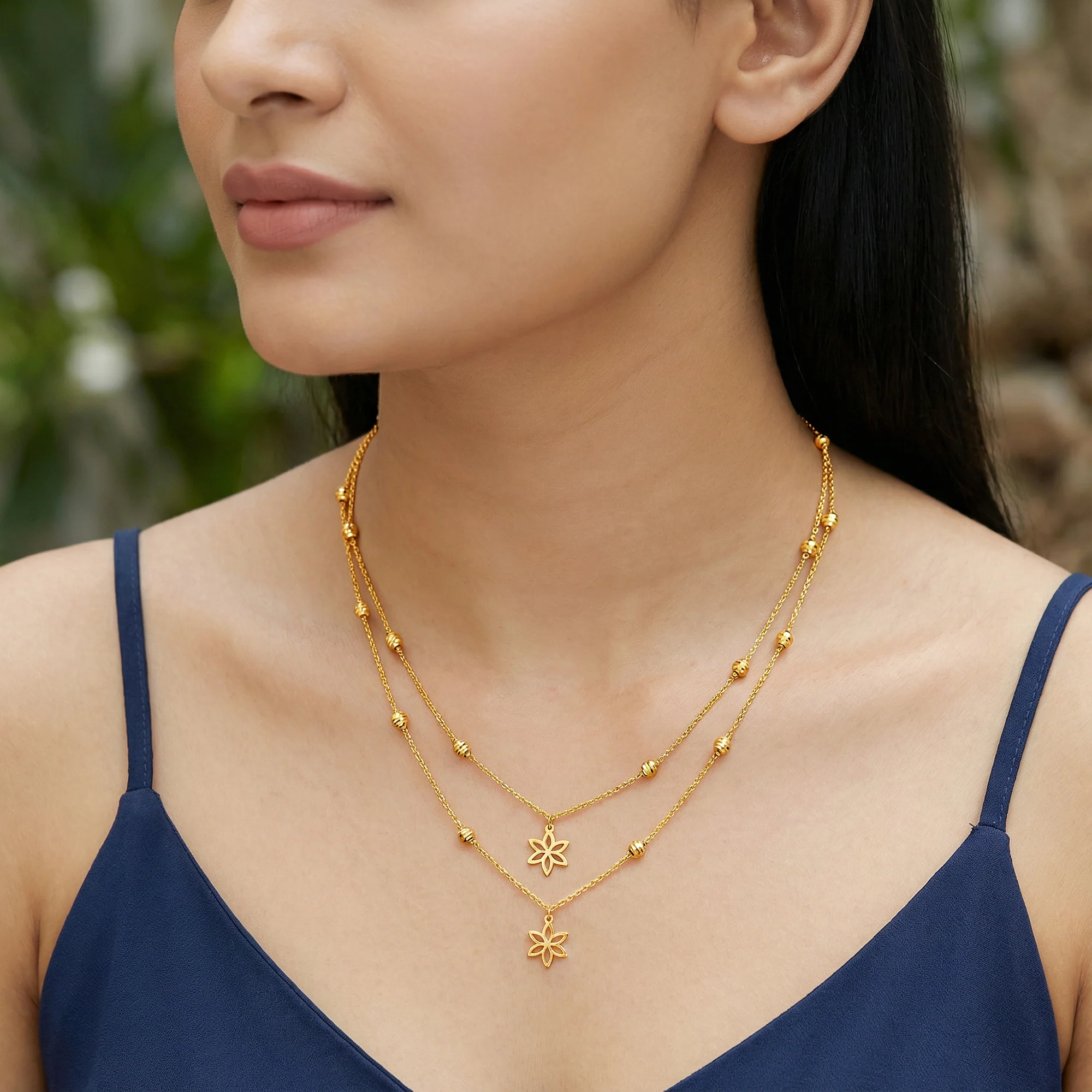 Golden Piece of Me Layered Necklace - Image 2