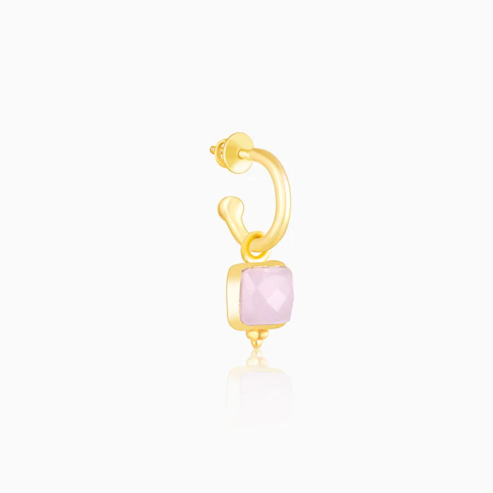 Golden Pink Blush Earrings - Image 4