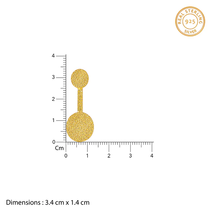 Golden Prism Axis Earrings - Image 4