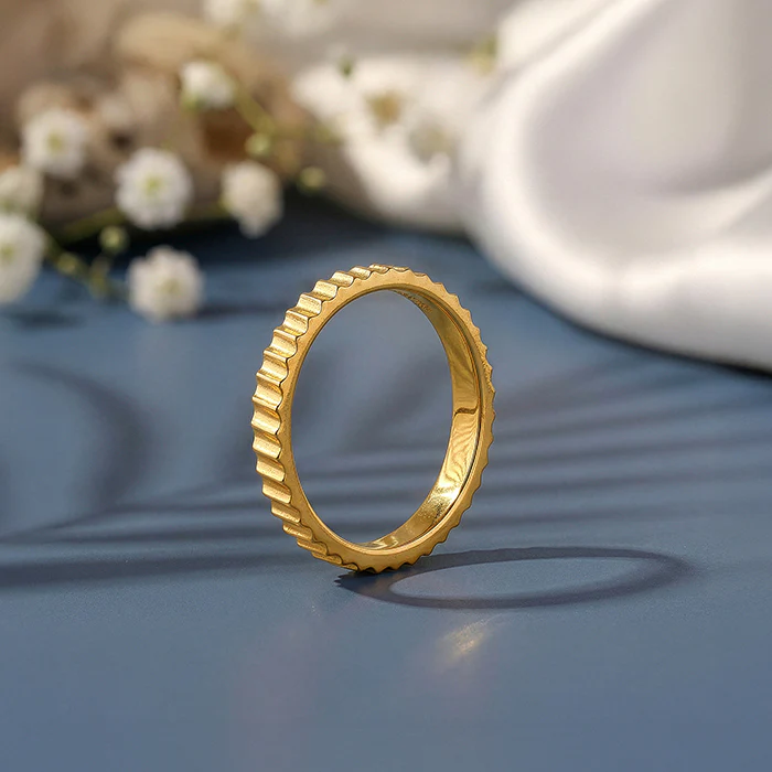 Golden Ray Ring (Size 12) - Image 2