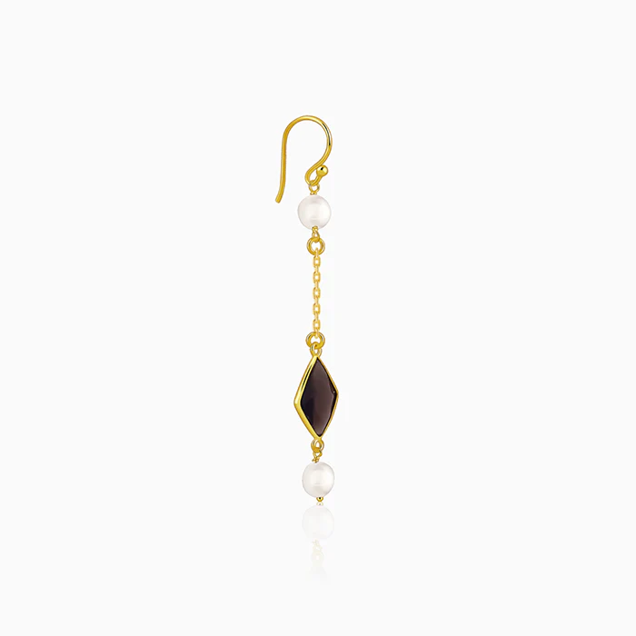 Golden Saoirse Dangler Earrings - Image 4