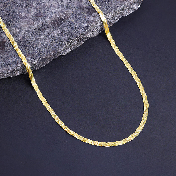 Golden Snake Chain For Him - Image 3