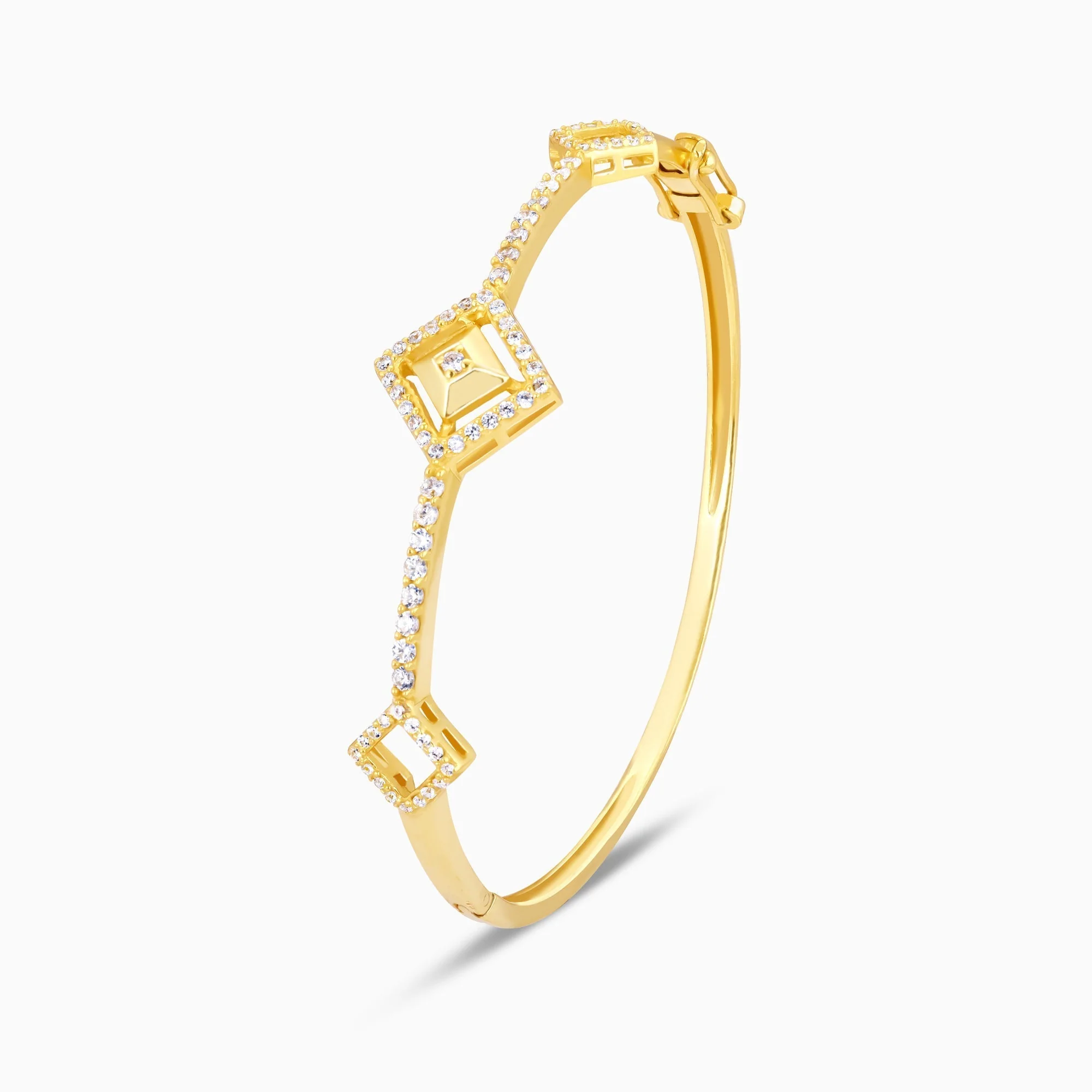Golden Square Prism Signature Bracelet - Image 8