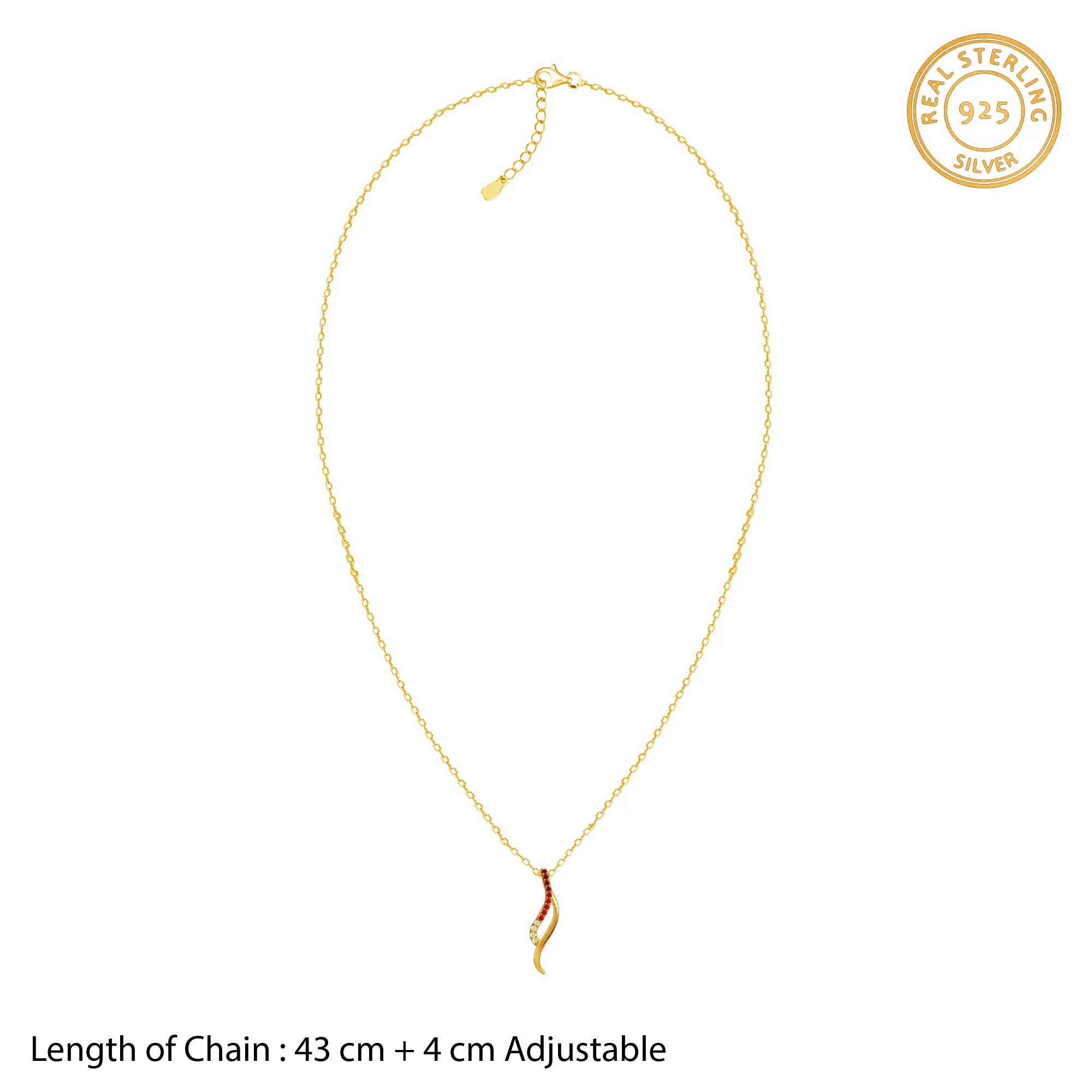 Golden Tanirika Pendant With Link Chain - Image 6