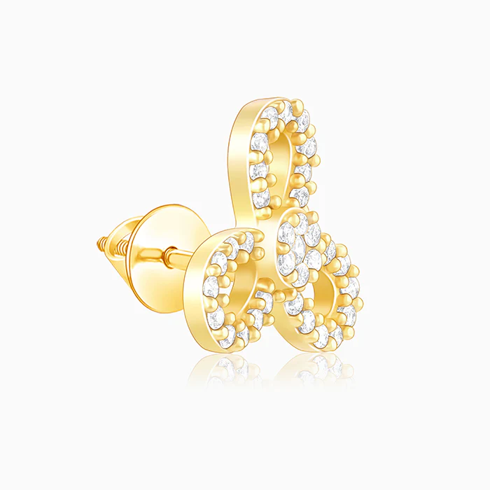 Golden Trifecta Earrings - Image 4