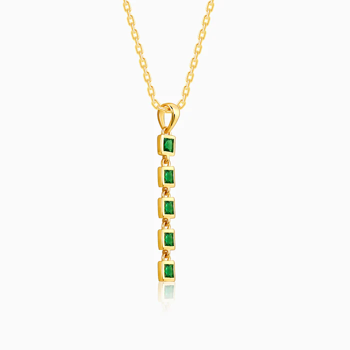 Golden Verdant Elegance Necklace - Image 4