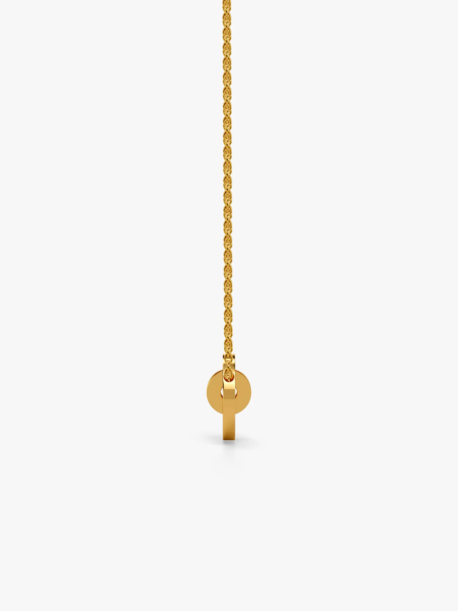 Halo Drip Gold Plated Necklace - Image 5
