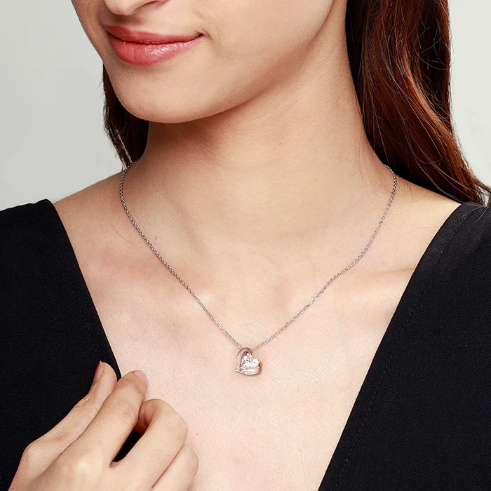 Silver Angel Wings of Protection Necklace - Image 3