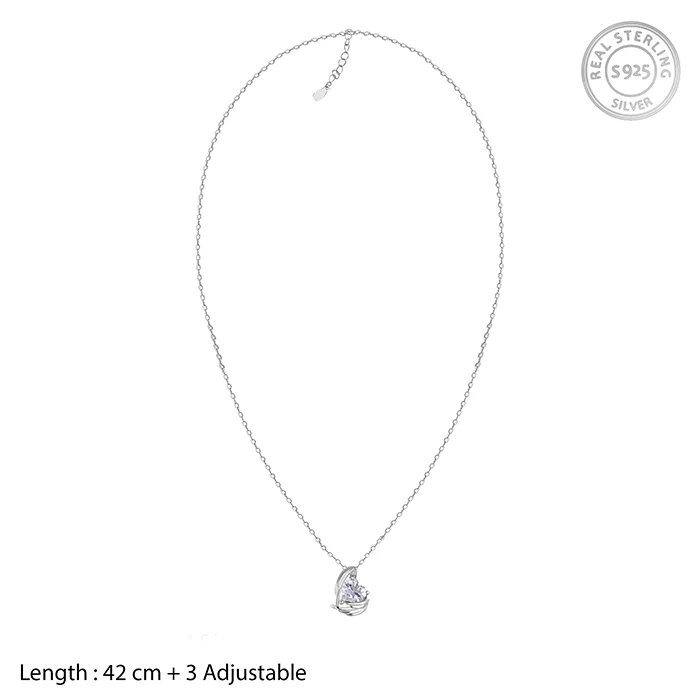 Silver Angel Wings of Protection Necklace - Image 6