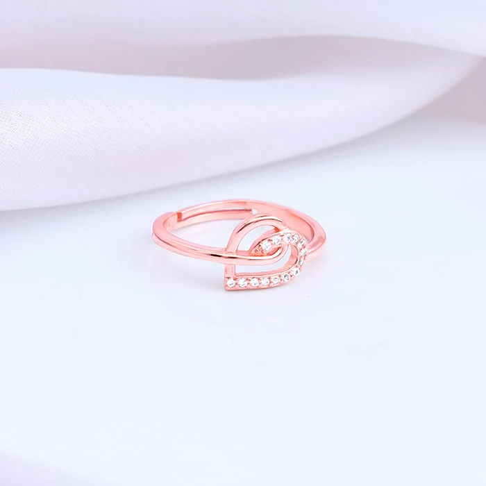 Rose Gold Love Struck Ring - Image 2