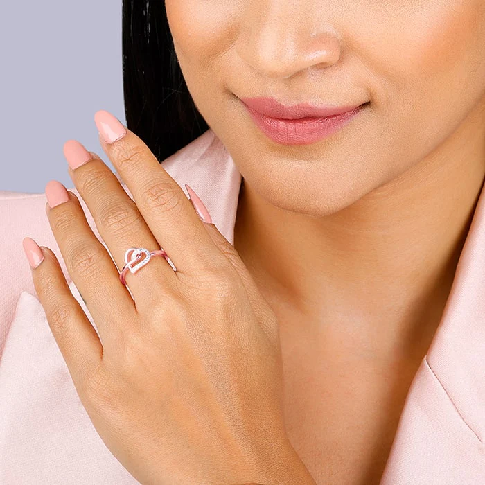 Rose Gold Love Struck Ring - Image 3