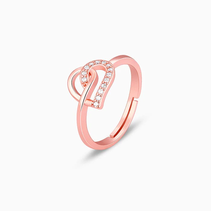 Rose Gold Love Struck Ring - Image 4