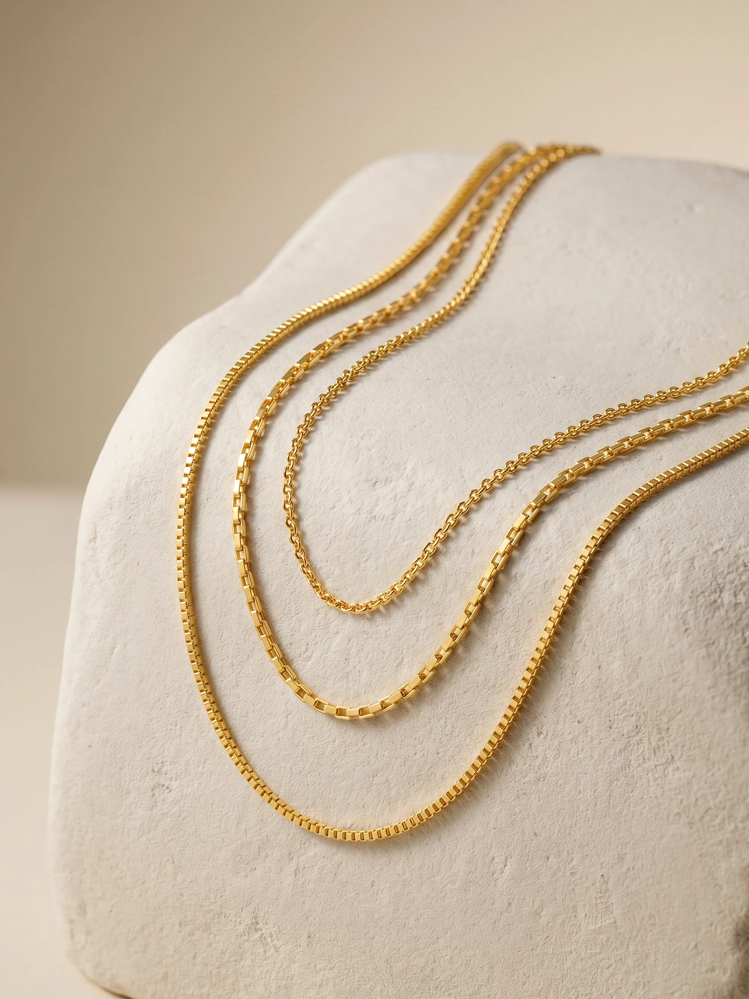 Layer Game Gold Plated Necklace - Image 3