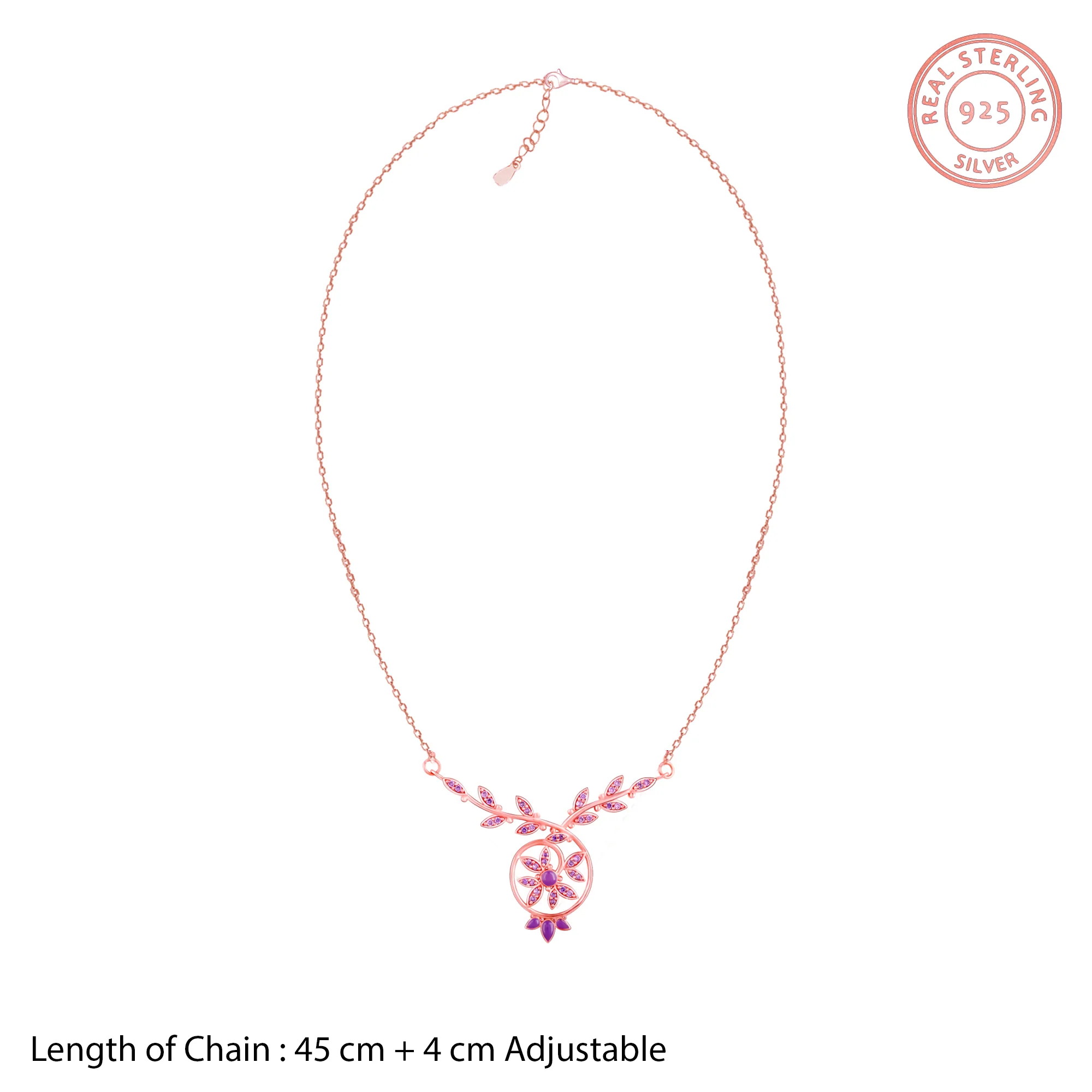 Rose Gold French Beauty Necklace - Image 4