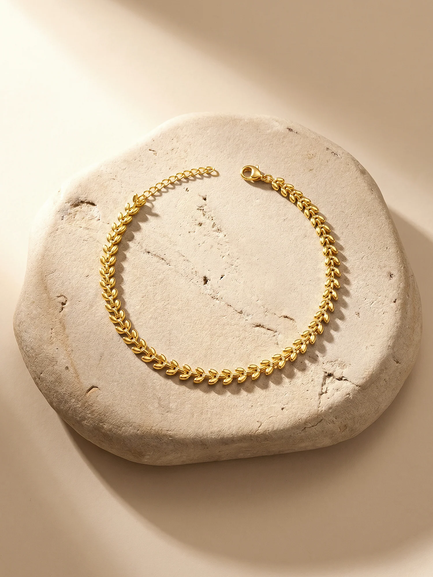 Link It Up Gold Plated Anklet - Image 2