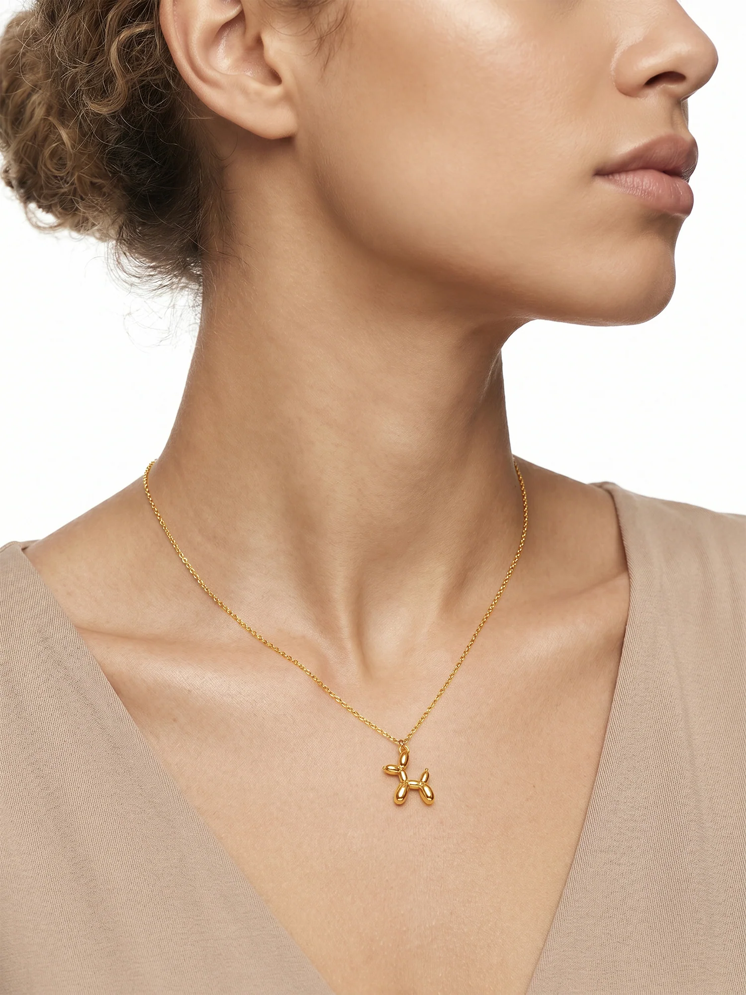 Mini Drip Gold Plated Necklace - Image 3