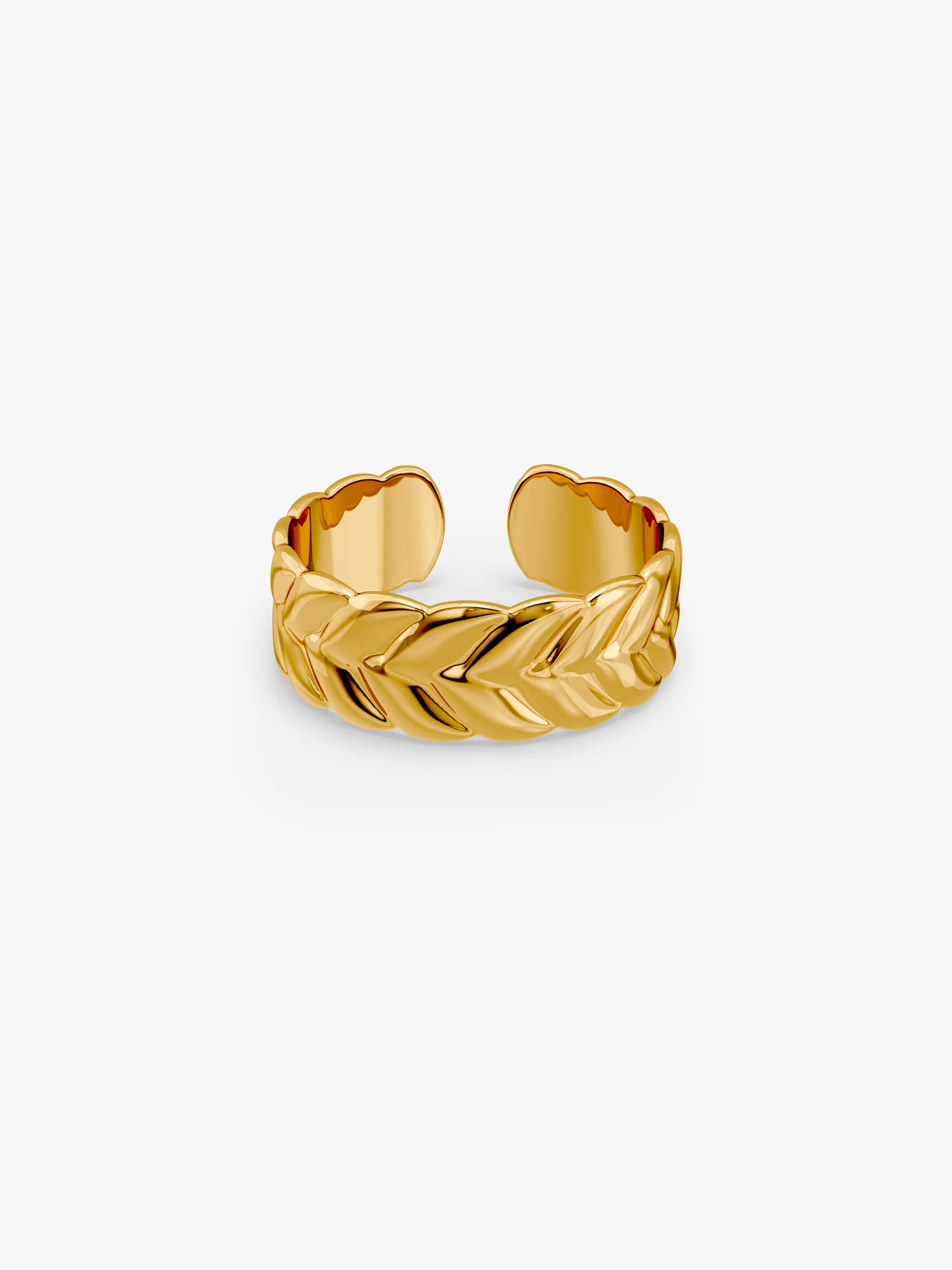 No Filter Gold Plated Ring (Size 16)
