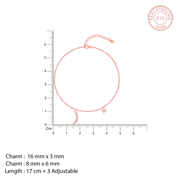 Rose Gold Love From Stars Bracelet - Image 4