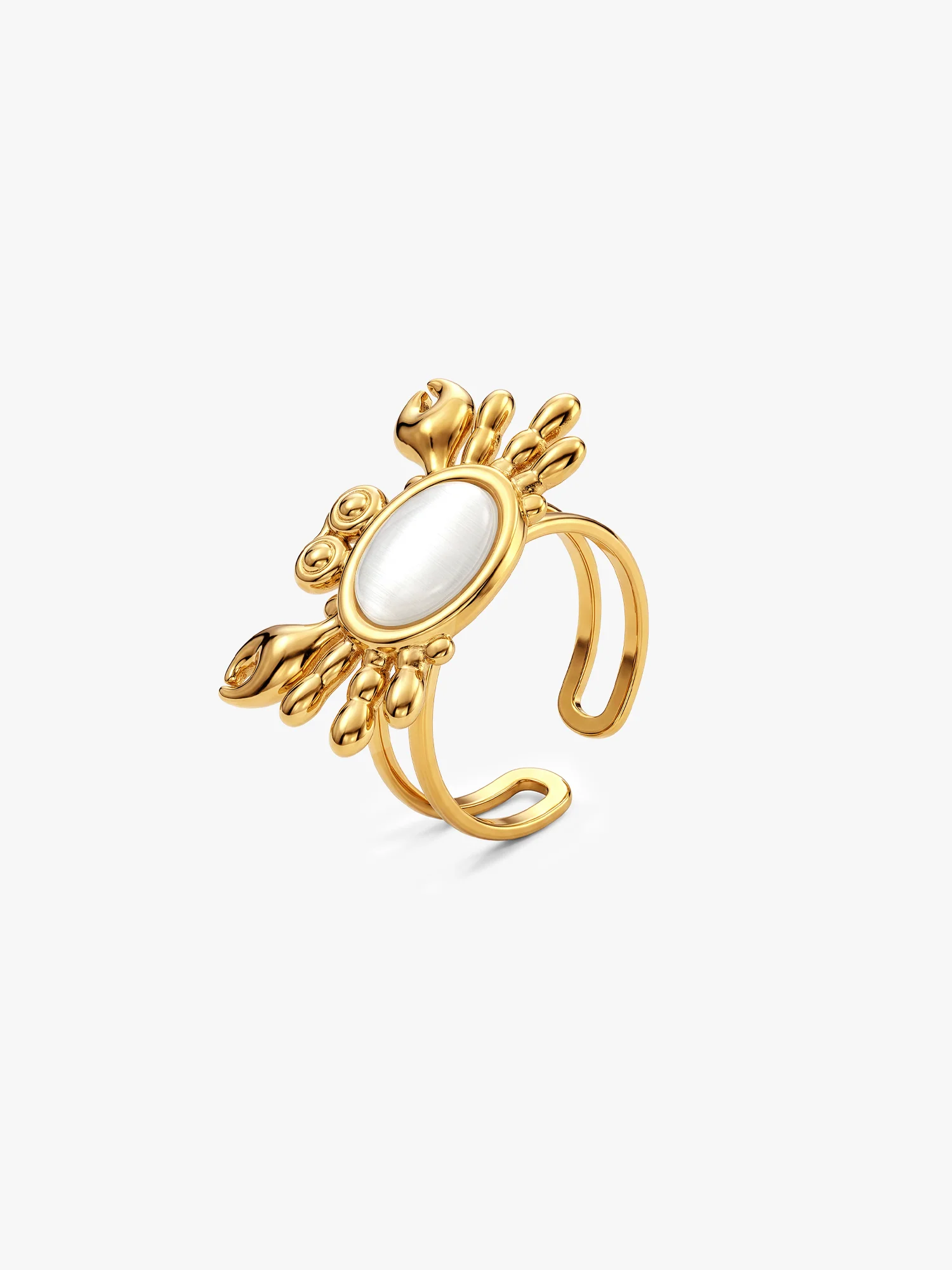 Orbit Babe Gold Plated Ring (Size 16) - Image 4