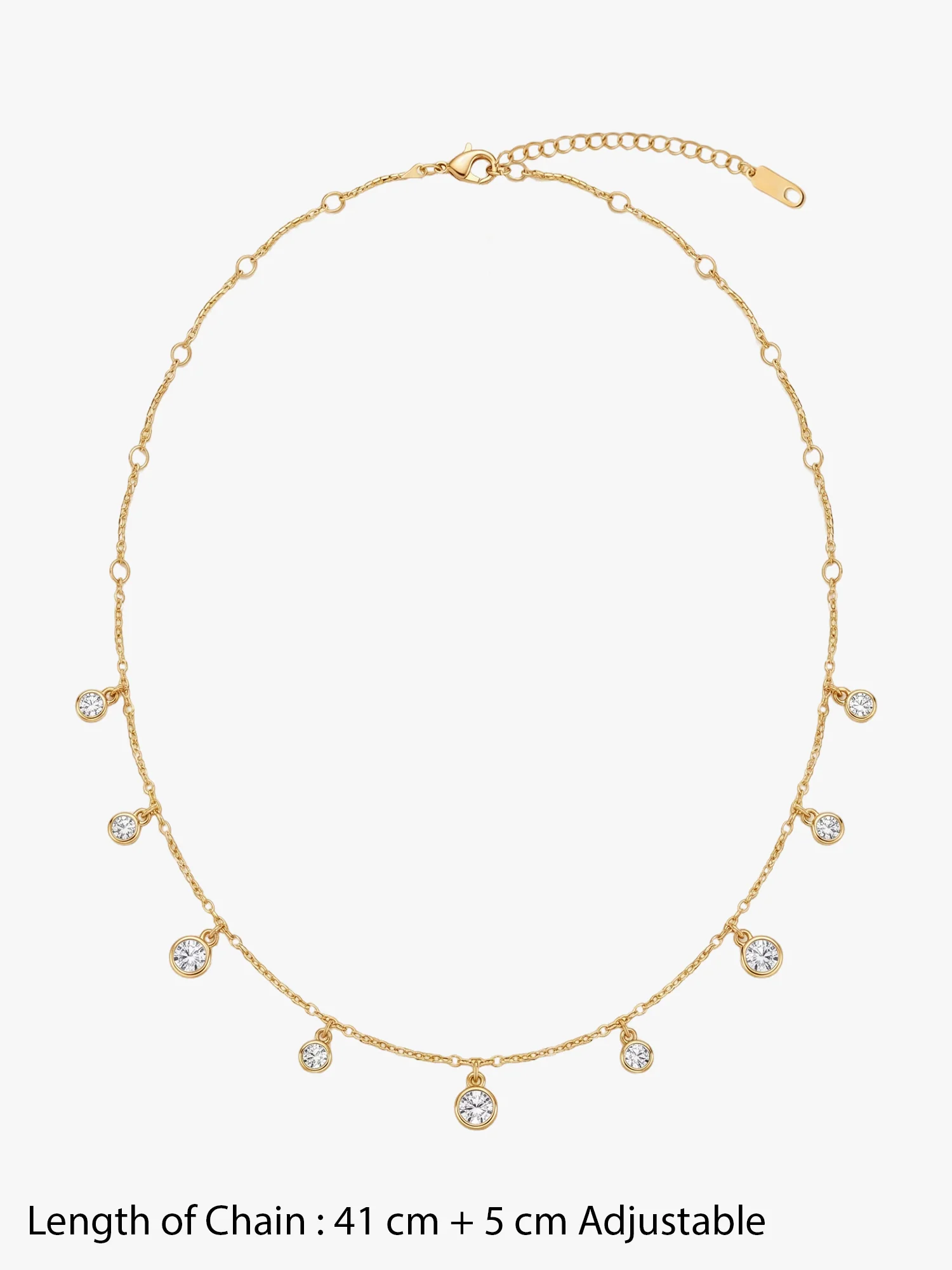 Orbit Charm Gold Plated Necklace - Image 5