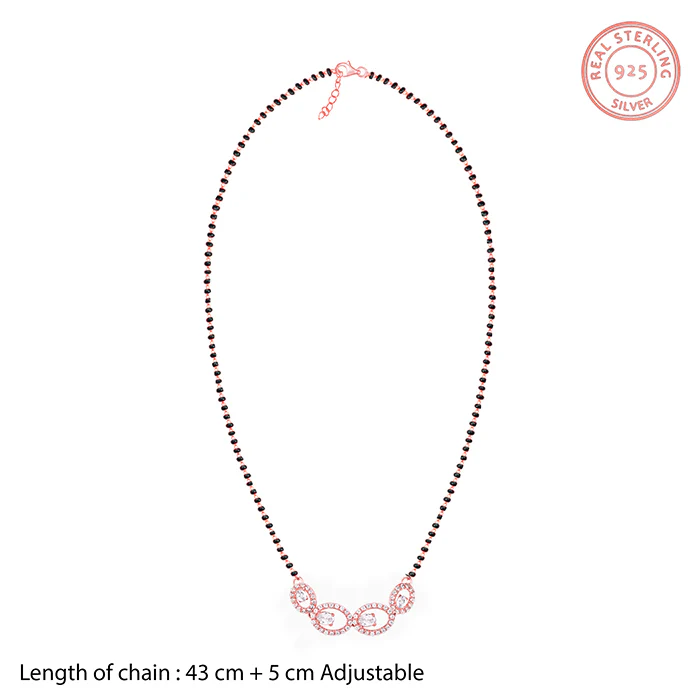 Rose Gold Eternal Love Mangalsutra - Image 5