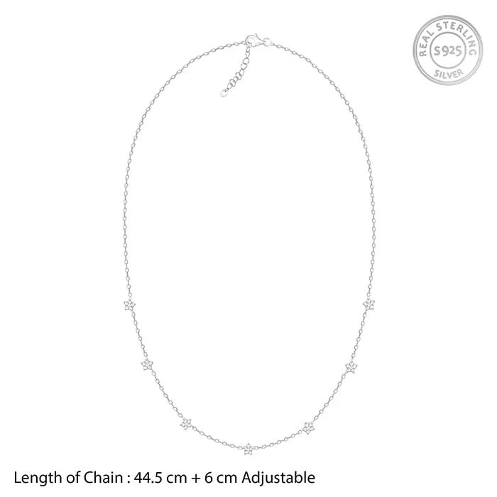 Silver Star Constellation Necklace - Image 5
