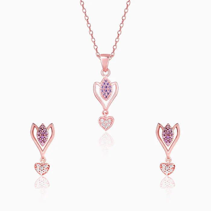 Rose Gold Crocus Grace Set