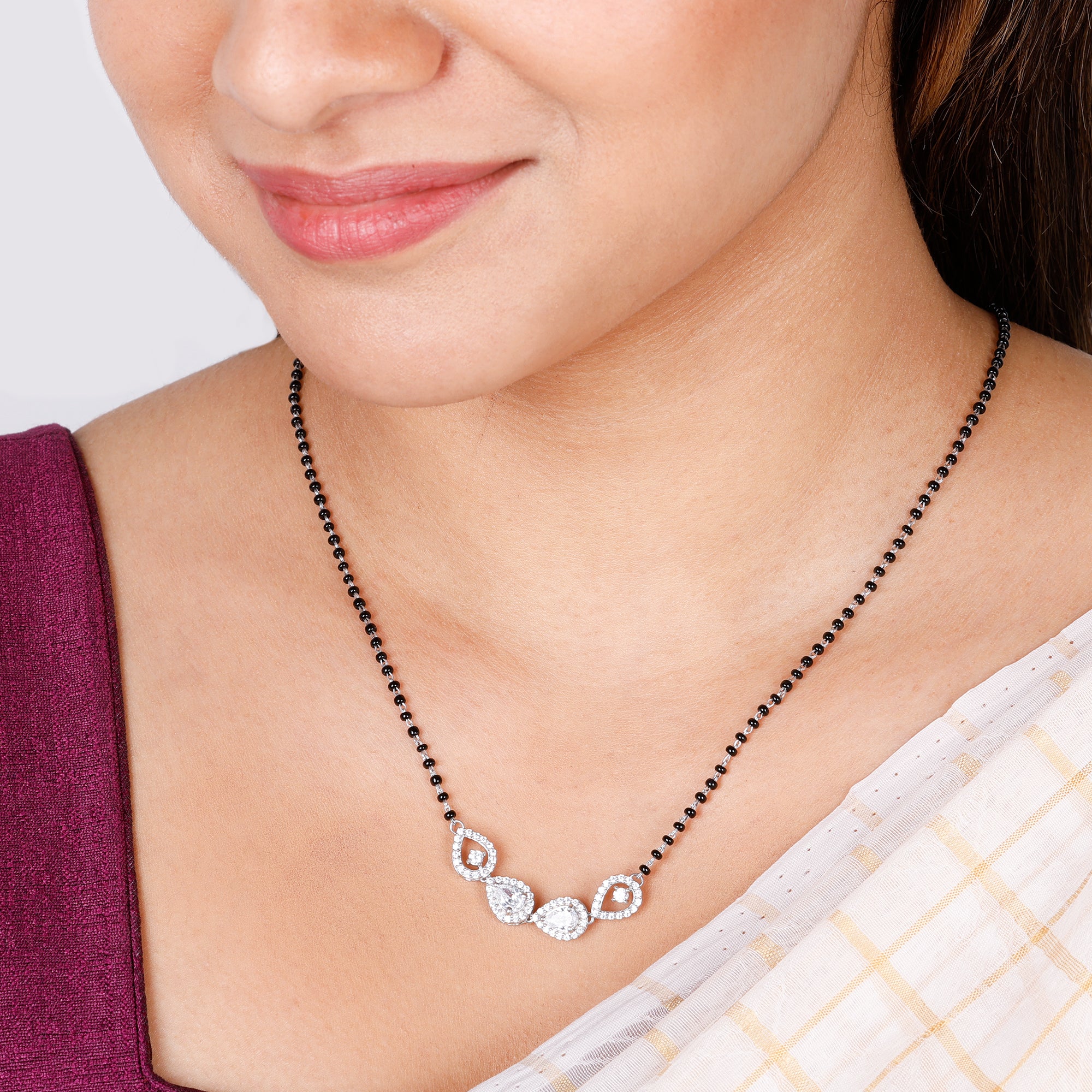 Silver Alluring Mangalsutra - Image 3