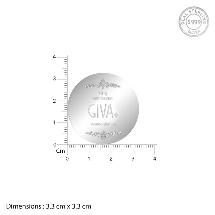 Personalised Silver 999 Heartfelt Wish Coin 10g - Image 4