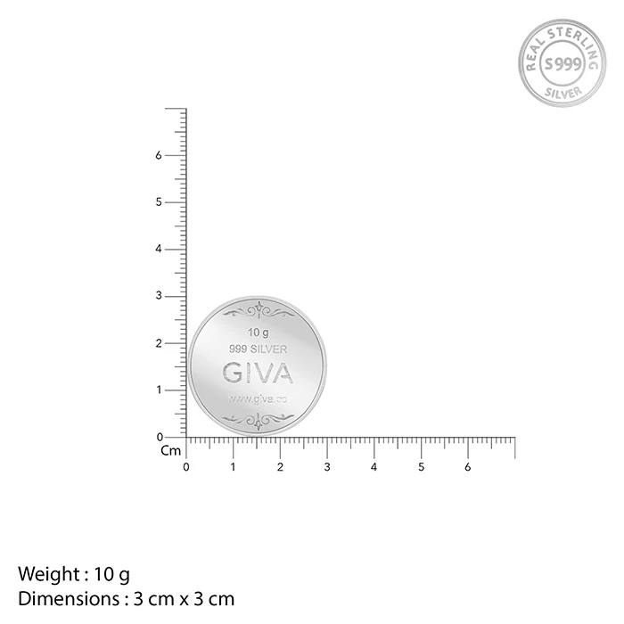 Personalised Silver 999 Khaas Sandesha Coin 10g - Image 5