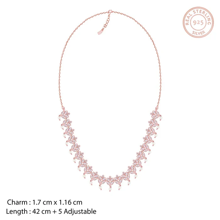 Rose Gold Gleam of Glamour Necklace - Image 5