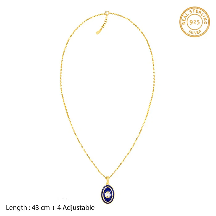Golden St. Peter's Basilica Sky Pendant with Link Chain - Image 5